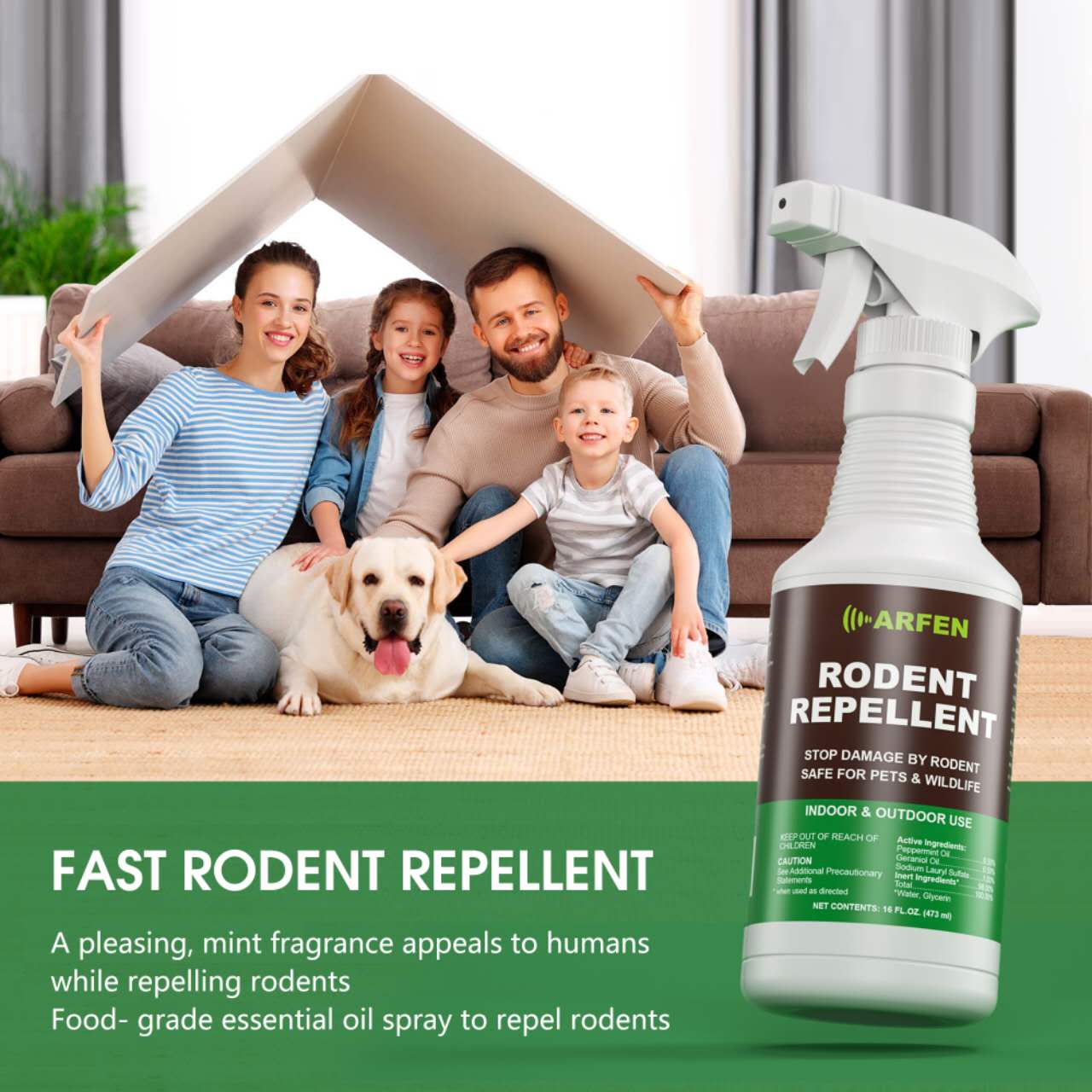 Rodent Repellent Spray