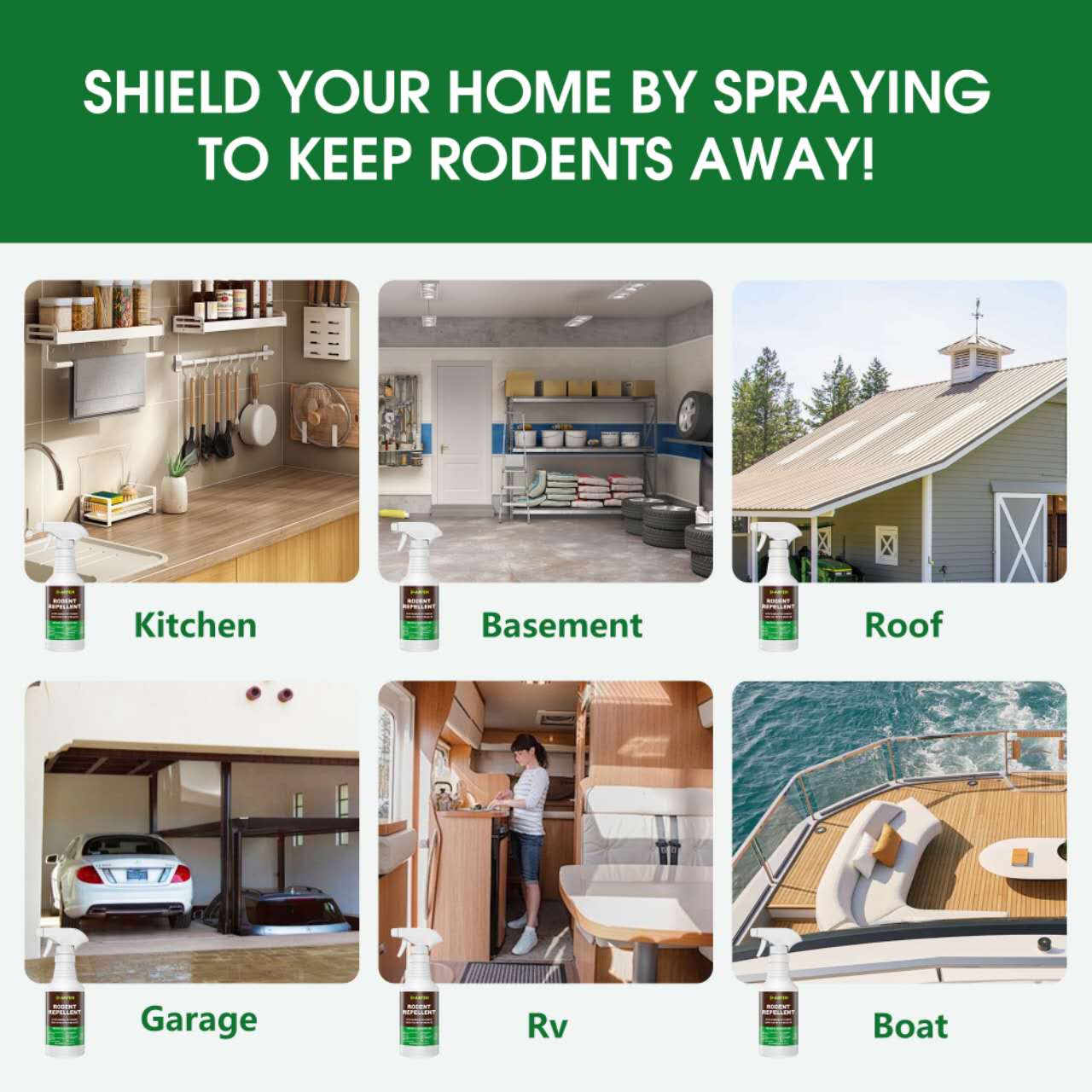 Rodent Repellent Spray