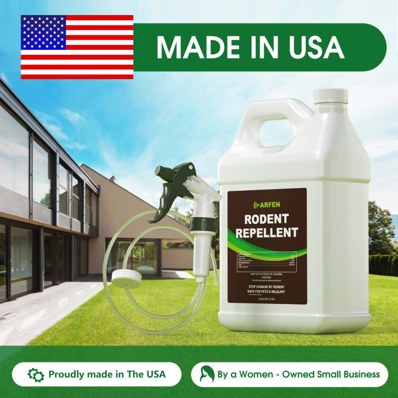 Rodent Repellent Spray with Sprayer