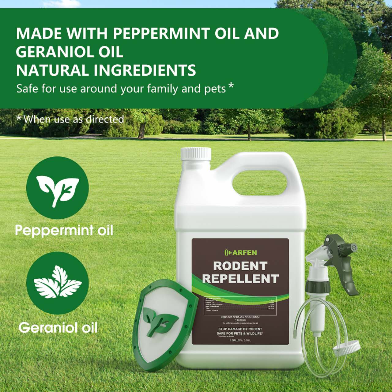 Rodent Repellent Spray with Sprayer
