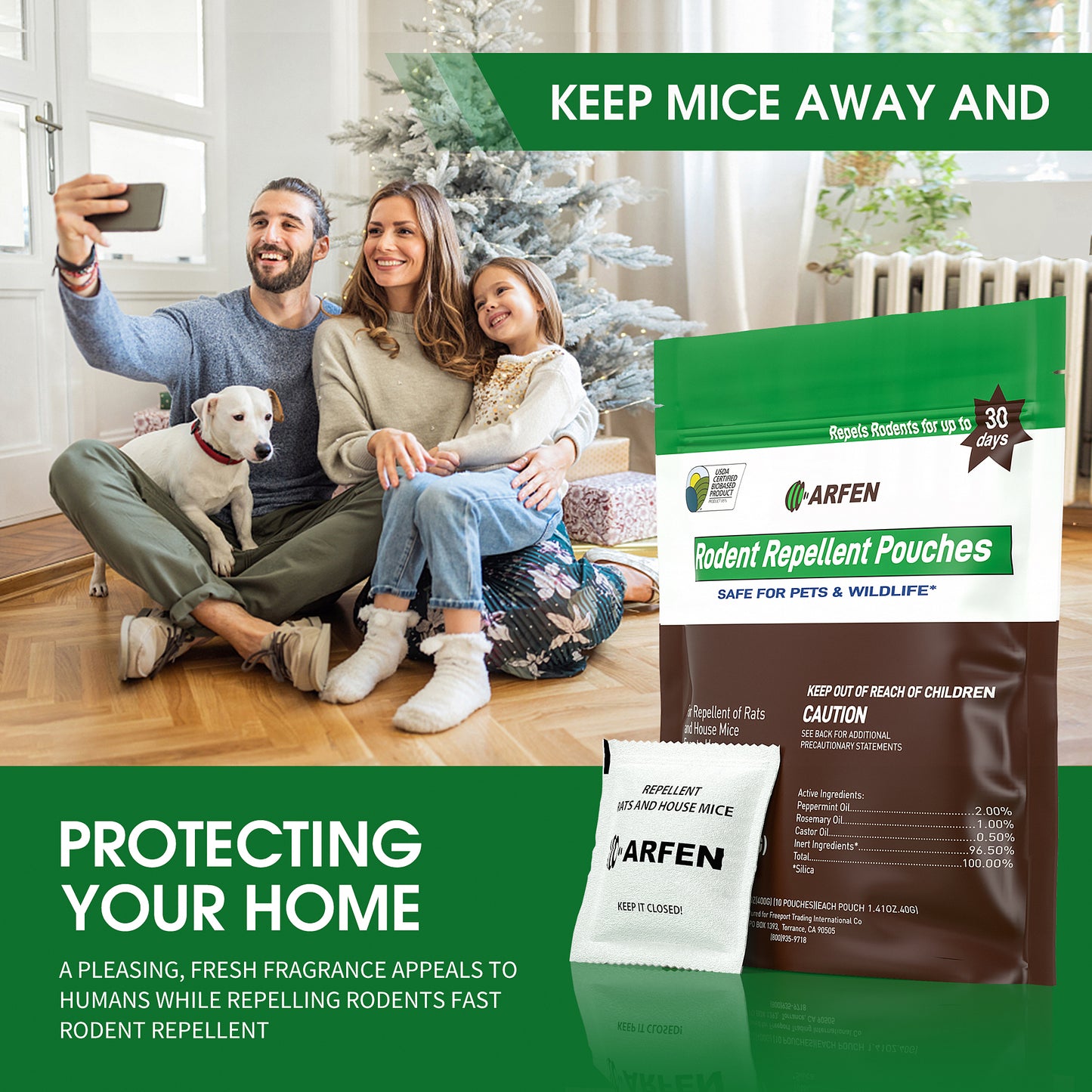 Rodent Repellent Pouches
